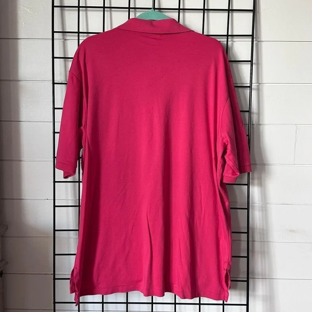 Polo Ralph Lauren Polo Shirt Mens XLT Pink Casual Coastal‎ Pima Cotton Tall